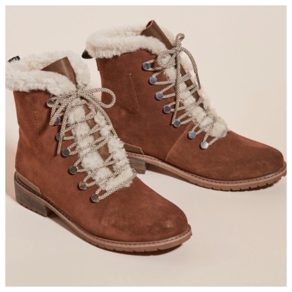 NIB EMU Australia Wool, Suede, WATERPROOF, Billington Suede Lace Up Warm Boots 7 - Picture 6 of 15
